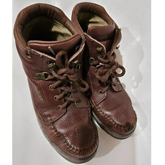 Rocky Boots Men\'s 8 Medium Brown Leather Hiking Camping Gore Tex Made In Usa main image 4